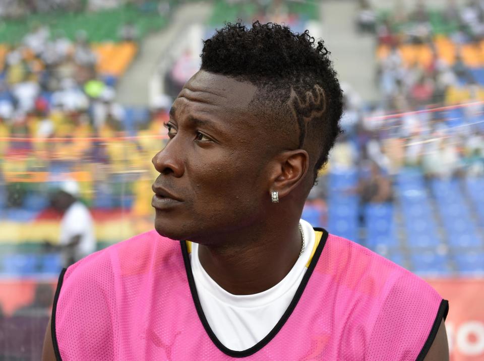 Gyan's mohawk has landed him in hot water with the UAE FA: Getty Images