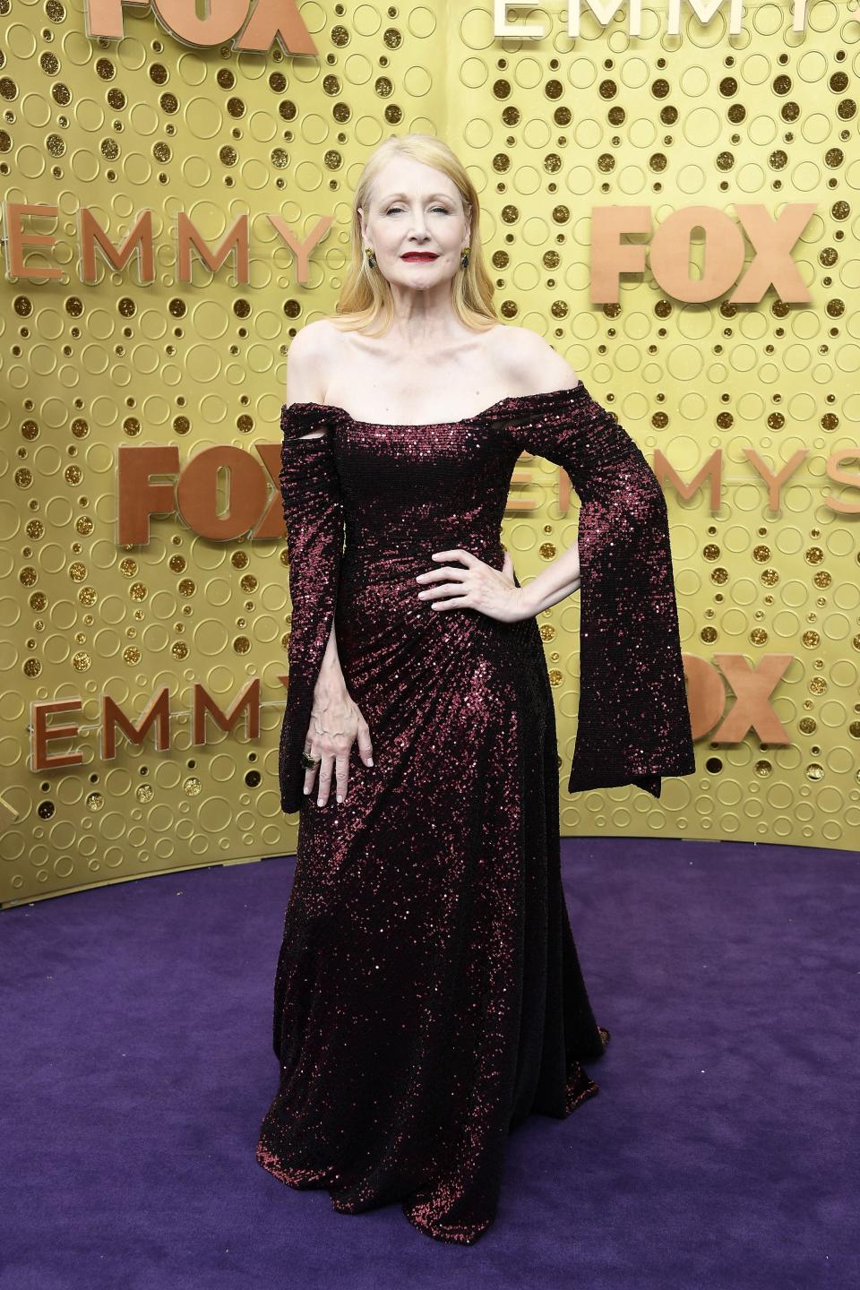 <h1 class="title">Patricia Clarkson in Christian Siriano</h1><cite class="credit">Photo: Getty Images</cite>