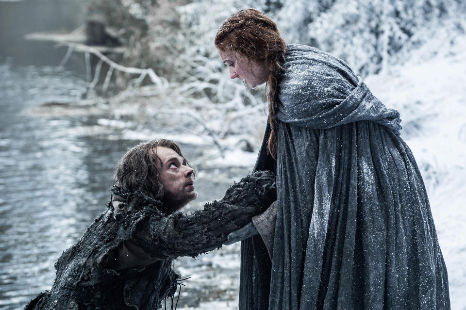 A touching reunion between the two people tortured by Ramsay Bolton suggested that Sansa and Theon might end up together. But we hope not.