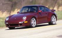 <p><em>July 1995</em><br><br>It's the kind of formula you'd concoct in high-school study hall. Take a chassis four inches shorter than a Jeep Wrangler's, then install a twin-turbo engine with, say, 400 horsepower hung way the hell behind the rear wheels. The result should be something akin to a golf cart powered by two General Electric turbines-the sort of car that would crash as you backed it out of your driveway. <a rel="nofollow noopener" href="http://www.caranddriver.com/comparisons/porsche-911-turbo-page-6" target="_blank" data-ylk="slk:READ MORE >>;elm:context_link;itc:0;sec:content-canvas" class="link ">READ MORE >></a></p>