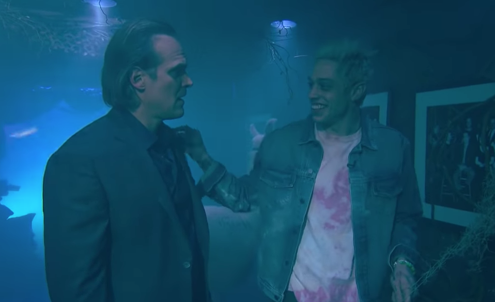 David Harbour with Pete Davidson on Saturday Night Live: NBC/Saturday Night Live