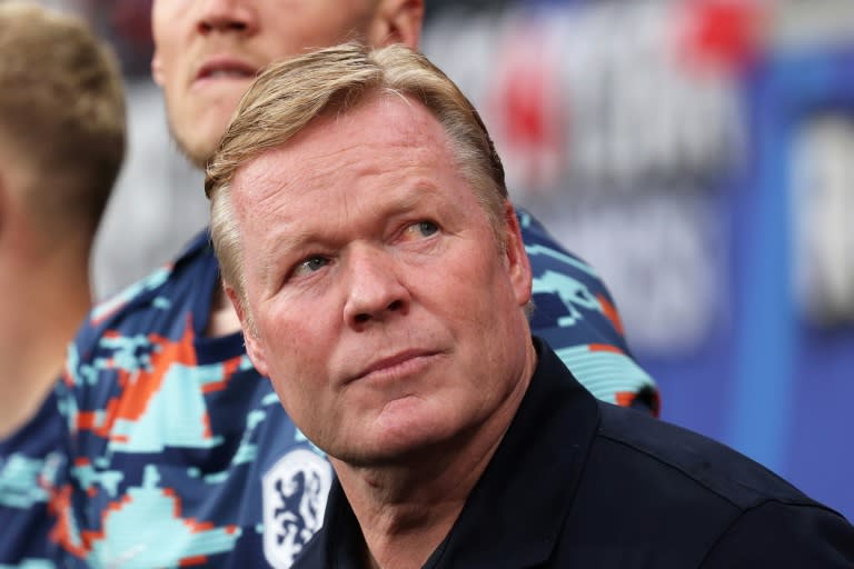 Netherlands coach Ronald Koeman said his side would not panic after a disappointing group phase (Adrian DENNIS)