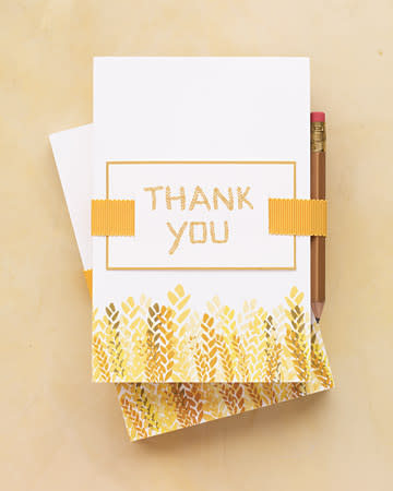 Do Write Thank-You Notes Right Away