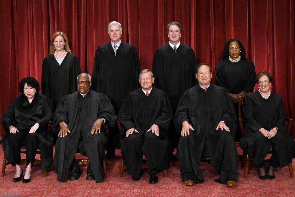OLIVIER DOULIERY/AFP via Getty  The current United States Supreme Court