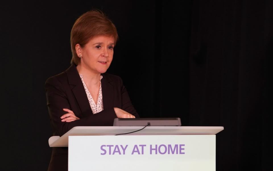 Nicola Sturgeon addressed the controversy at her daily briefing - Unpix/Universal News And Sport 