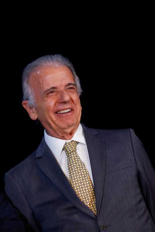 Brazilian defence minister nominee Jose Mucio smiles during a news conference at the transition government building in Brasilia