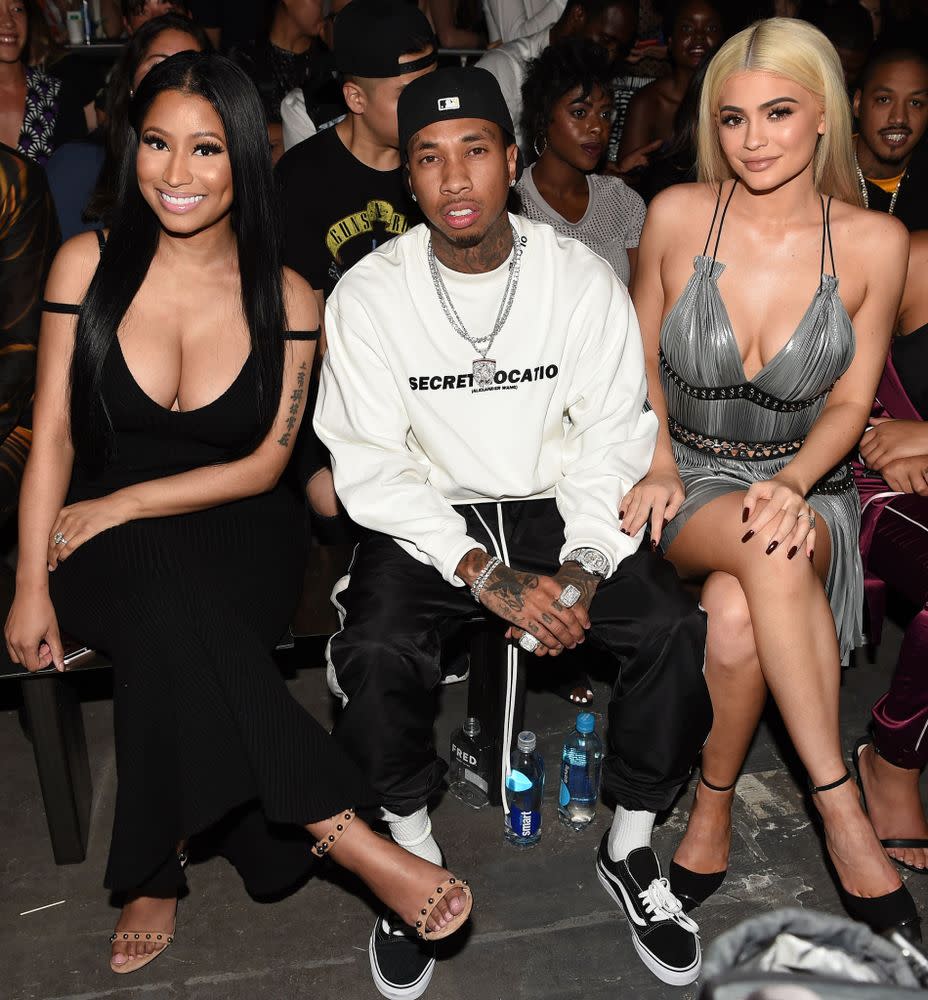 Nicki Minaj, Tyga, and Kylie Jenner