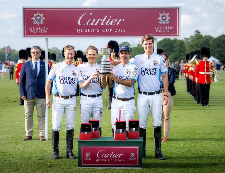 Great Oaks, el ganador de la Queen's Cup, con la participación de Juan Martín Nero y Cruz Heguy