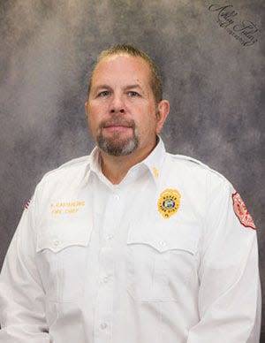 Baker Fire Chief Brian Easterling has been charged with first-degree premeditated murder in the death of a 63-year-old Pensacola shop owner on Sunday, June 5, 2022.
