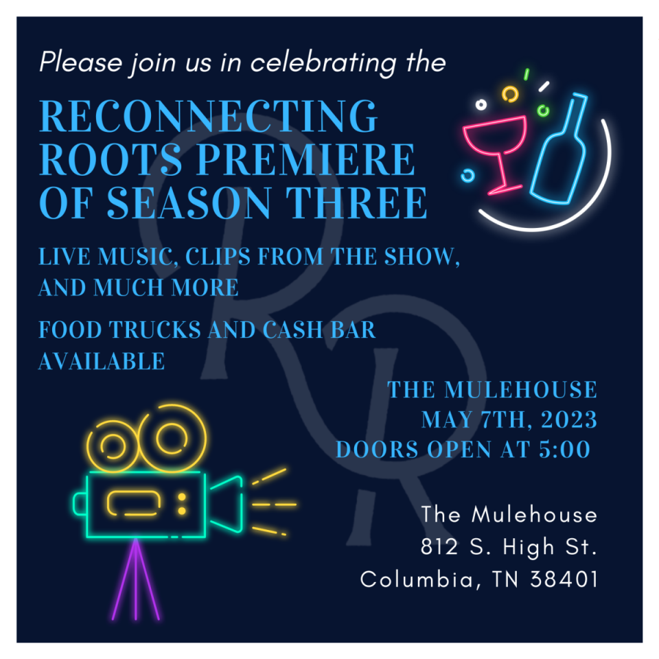 "Reconnecting Roots" will celebrate its Season 3 premiere at The Mulehouse this Sunday.