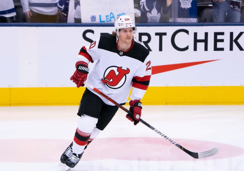 FILE PHOTO: NHL: New Jersey Devils at Toronto Maple Leafs