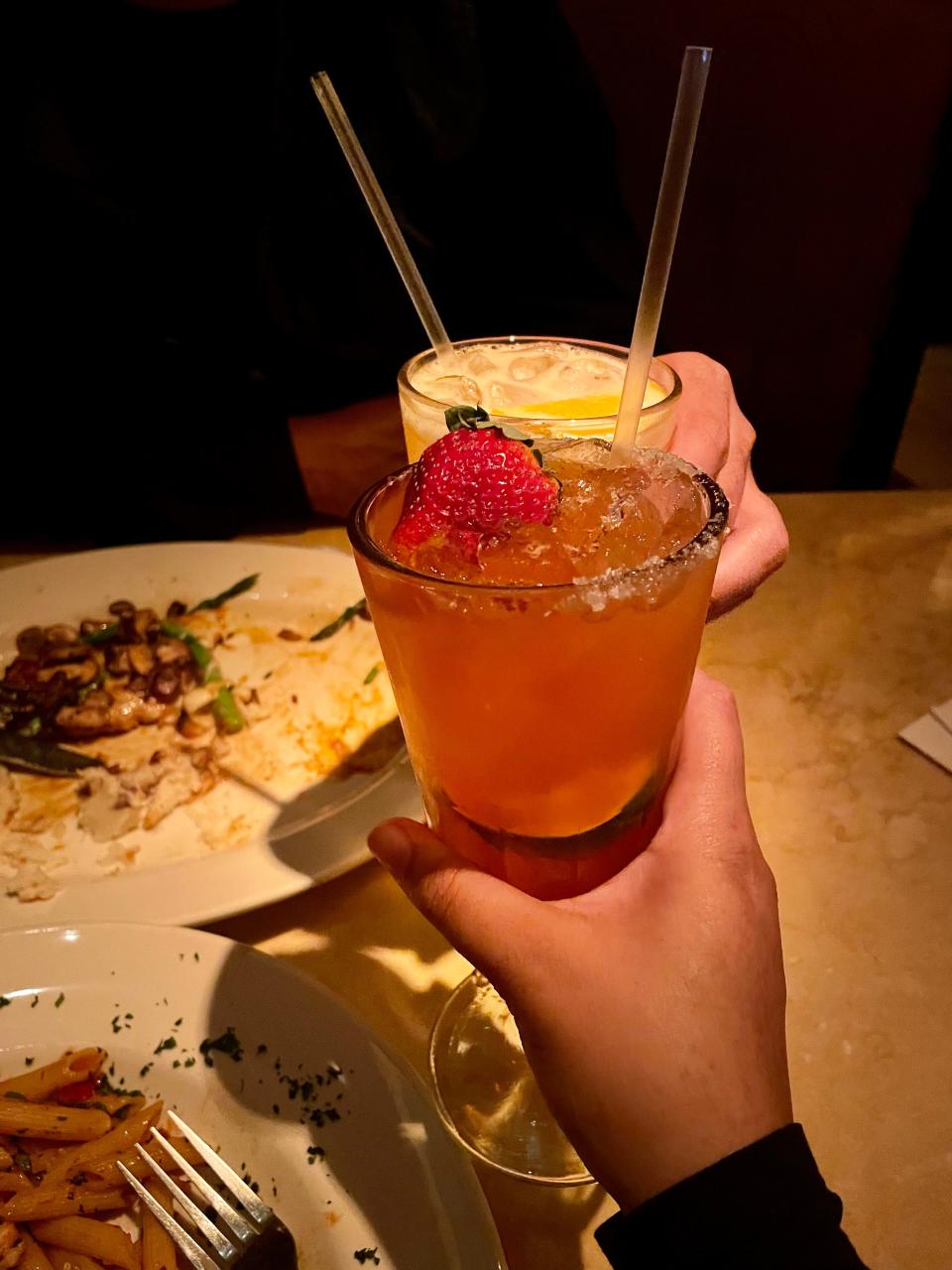 Drinks at The Cheesecake Factory