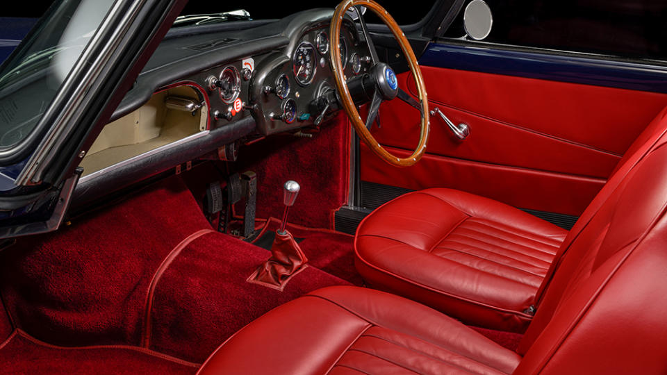 Inside the 1960 Aston DB4 GT Lightweight