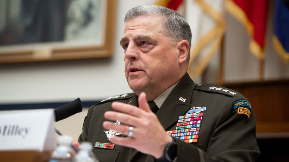 Gen. Mark Milley testifies during a House Armed Services hearing on June 23, 2021.  - Saul Loeb/AFP/Getty Images