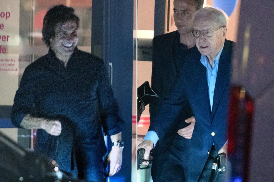 Michael Caine Celebrates His 90th Birthday With Friends And Family including Hollywood A-lister Tom Cruise