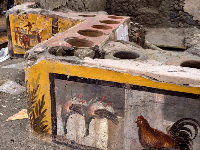 Excavations in Pompeii