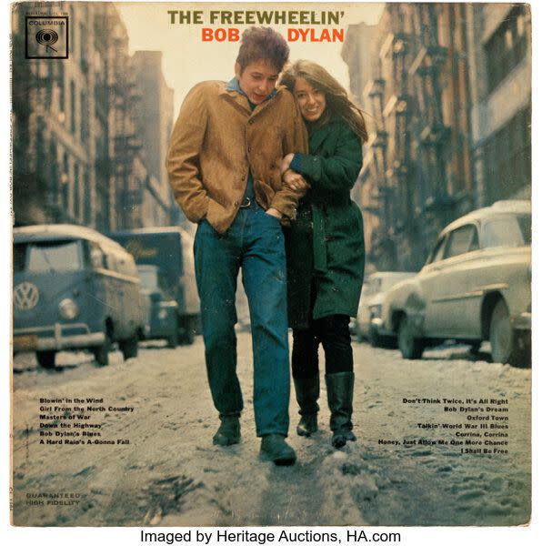 Bob Dylan The Freewheelin' Ultra Rare Mono LP Vinyl Record That Plays The Original Four Deleted Tracks