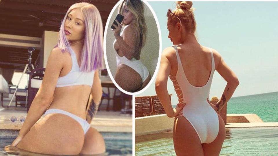 <p>Is Iggy Azalea trying to be the next Kim Kardashian?</p>