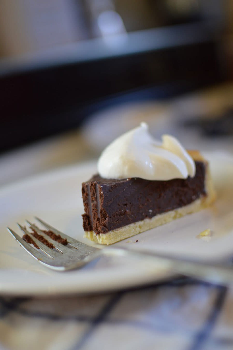 Chocolate and Ginger Tart with Thai Basil