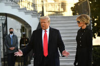 <p>The Trumps will next fly to his private Mar-a-Lago Club in Palm Beach, Florida. </p> <p>Mar-a-Lago is where the president and first lady <a href="https://people.com/politics/donald-trump-changes-permanent-residence-from-new-york-to-florida/" rel="nofollow noopener" target="_blank" data-ylk="slk:filed their "declaration of domicile" in fall 2019;elm:context_link;itc:0;sec:content-canvas" class="link ">filed their "declaration of domicile" in fall 2019</a> and switched their permanent residences to from New York City.</p>