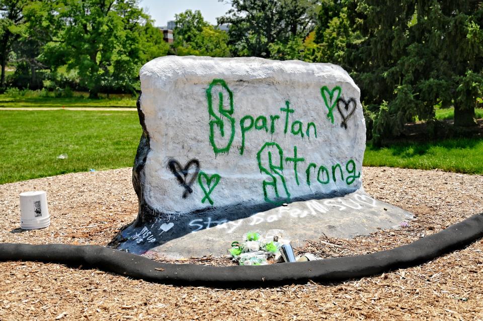 The Rock at Michigan State University on Thursday, July 27, 2023, in East Lansing.