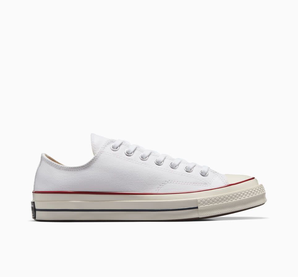 <p><a href="https://go.redirectingat.com?id=74968X1596630&url=https%3A%2F%2Fwww.converse.com%2Fshop%2Fp%2Fchuck-70-unisex-low-top-shoe%2F162065C.html&sref=https%3A%2F%2F" rel="nofollow noopener" target="_blank" data-ylk="slk:Shop Now;elm:context_link;itc:0;sec:content-canvas" class="link rapid-noclick-resp">Shop Now</a></p><p>Chuck 70</p><p>converse.com</p><p>$80.00</p>