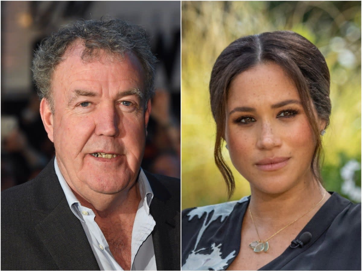 Clarkson’s controversial column about Markle was met with disgust (Getty/ITV)