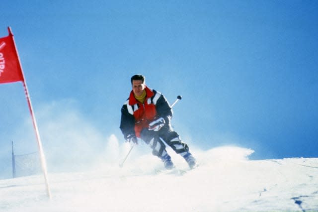 Michael Schumacher Skiing