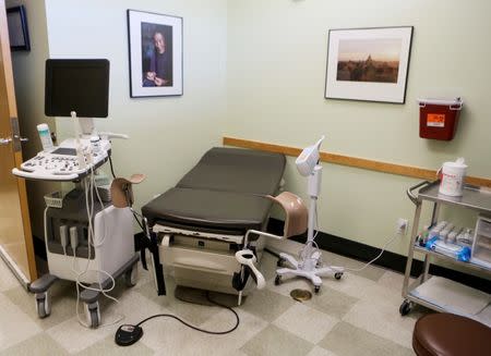 An exam room at the Planned Parenthood South Austin Health Center is shown following the U.S. Supreme Court decision striking down a Texas law imposing strict regulations on abortion doctors and facilities in Austin, Texas, U.S. June 27, 2016. REUTERS/Ilana Panich-Linsman