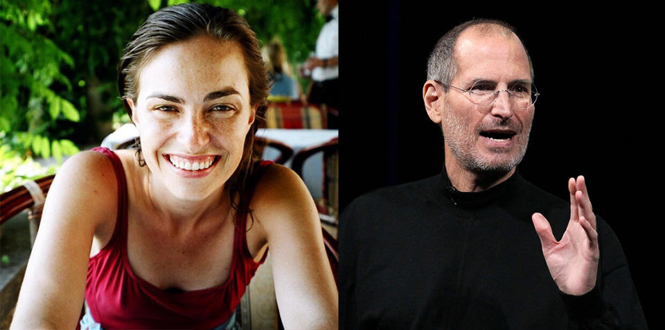 Lisa Brennan-Jobs and Steve Jobs