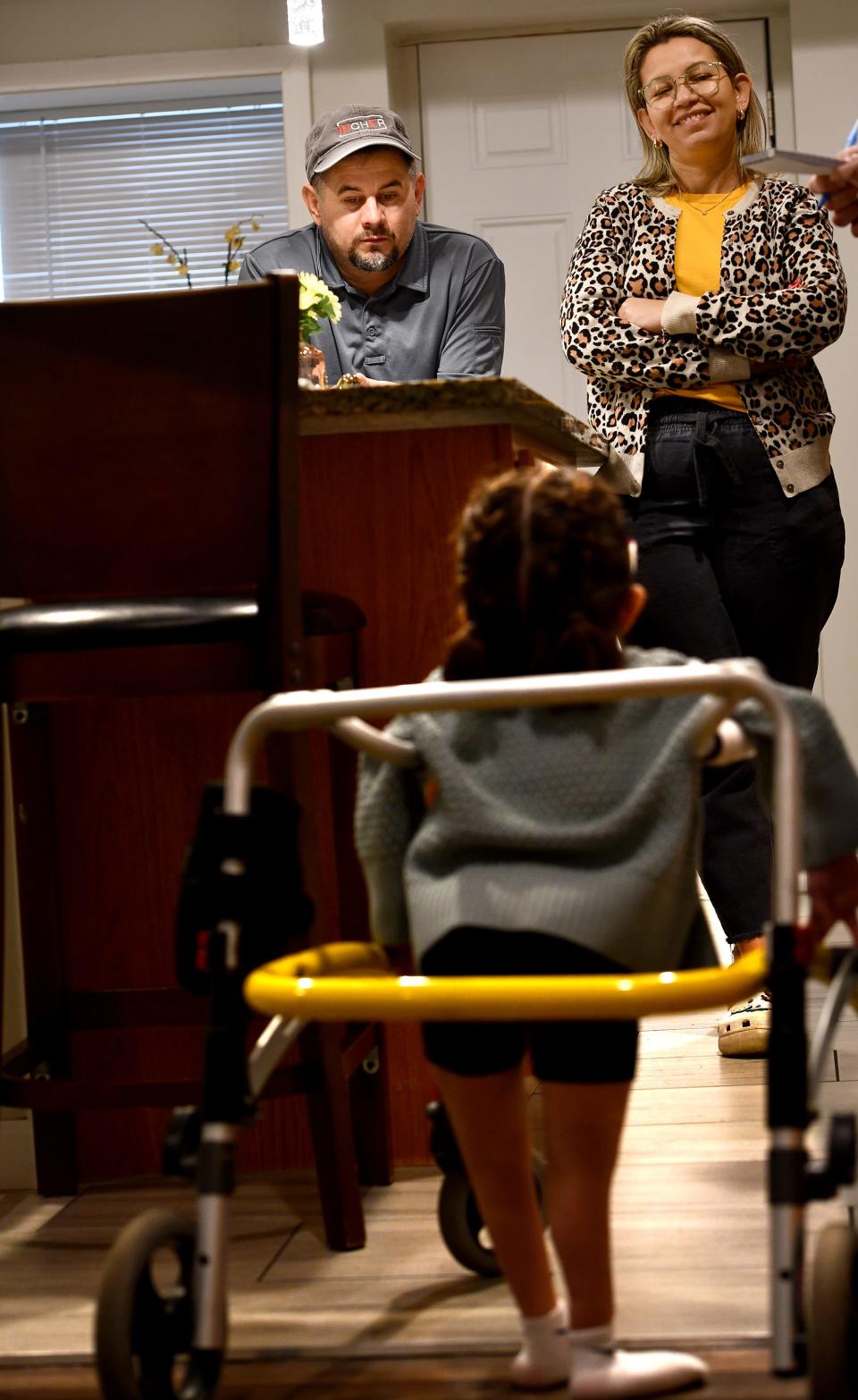 Vitoria Bueno, 11,  speaks Portuguese with her parents, Edson and Maria Bueno of Marlborough.