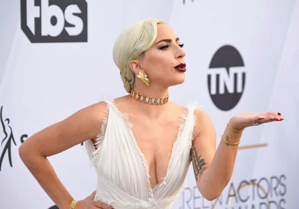 <p>If our predictions are correct, tonight will be a big night for Lady Gaga and Bradley Cooper who are <a rel="nofollow noopener" href="https://variety.com/2018/film/news/2019-sag-award-nominations-list-nominees-1203087472/" target="_blank" data-ylk="slk:leading the SAG nominations;elm:context_link;itc:0;sec:content-canvas" class="link ">leading the SAG nominations</a> for their roles in <em>A Star Is Born</em>. But before we get to tonight's show celebrating the best in film and television, see what all of the celebs are wearing on this year's <a rel="nofollow noopener" href="https://www.marieclaire.com/fashion/g15834782/sag-awards-red-carpet-2018/" target="_blank" data-ylk="slk:SAG Awards red carpet;elm:context_link;itc:0;sec:content-canvas" class="link ">SAG Awards red carpet</a>, ahead. </p>