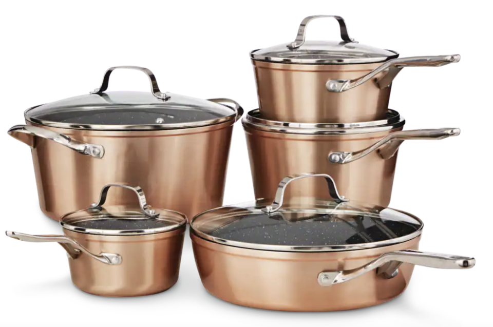 Heritage The Rock Non-Stick Cookware Set (Photo via Canadian Tire)