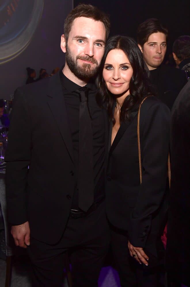 Johnny McDaid and Courteney Cox | Matt Winkelmeyer/Getty Images for UCLA Institute of the Environment