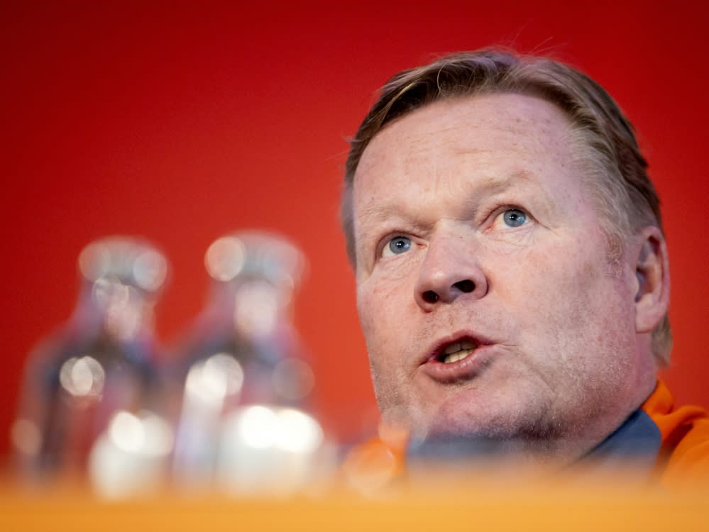 Bondscoach Ronald Koeman (KOEN VAN WEEL)