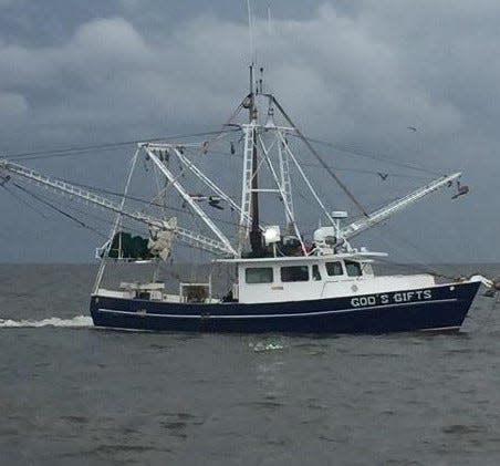 God's Gifts, Craig Theriot's 55-foot shrimping boat. He is setting sale on a 10 day voyage, February 28, and the season has been so bad that if anything breaks, he fears he will be put out of business.