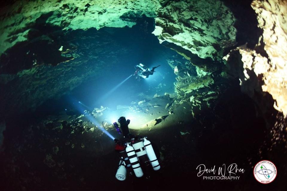 Woodville Karst Plains Project divers found a gap where the Leon and Wakulla underwater cave systems merge - showing how Leon and Wakulla ground water makes it way to Wakulla Springs