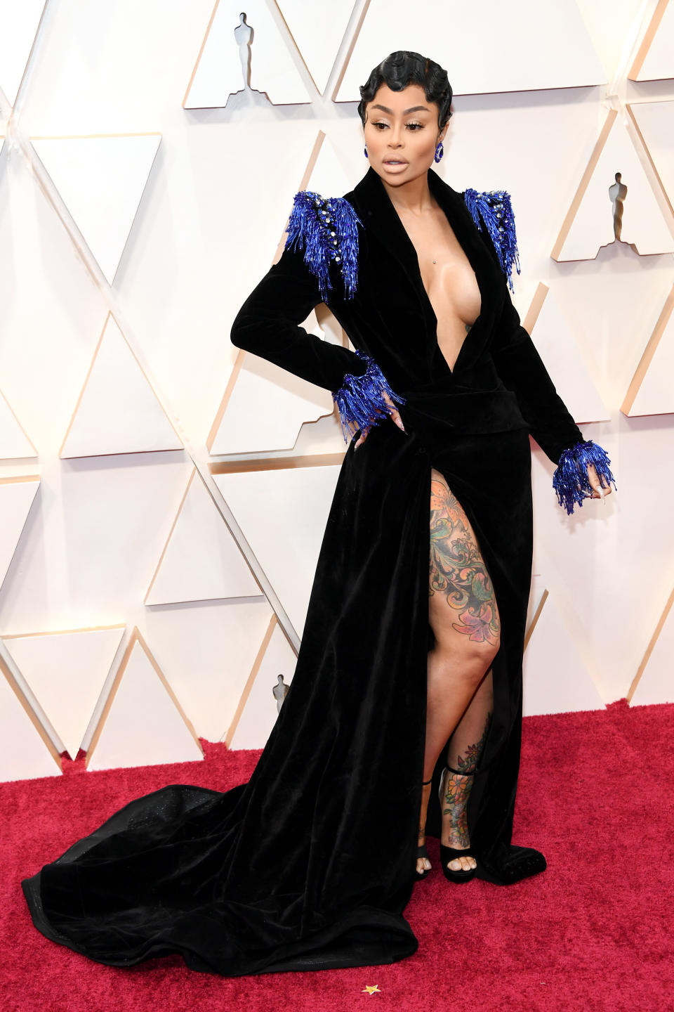 Blac Chyna attends the 92nd Annual Academy Awards at Hollywood and Highland on February 09, 2020 in Hollywood, California. 