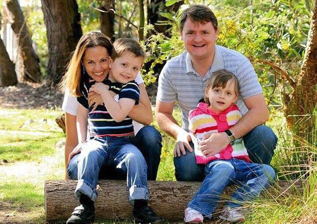 Behind the smiles was a pair struggling to cope with raising two children with nonverbal autism. Picture: Facebook