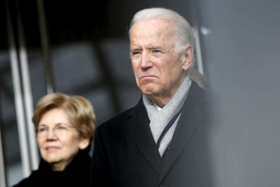  Elizabeth Warren and Joe Biden