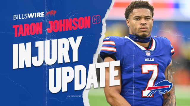 Bills' Taron Johnson questionable to return vs. Bengals with head injury