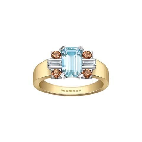 Hattie Rickards Aquamarine ring