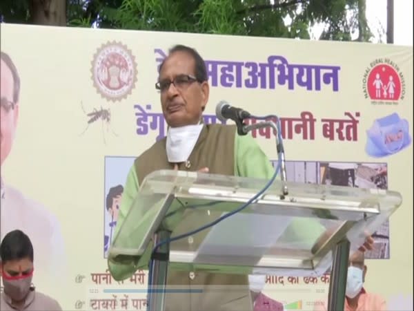 Shivraj Singh Chouhan speaking at the event (Photo/ANI)