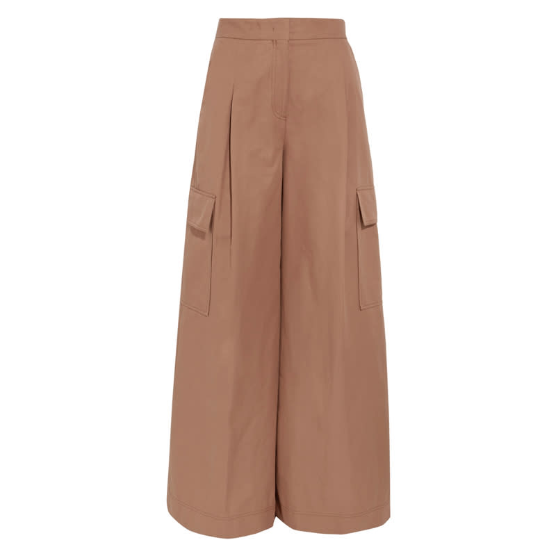 <a rel="nofollow noopener" href="http://rstyle.me/~9WWzj" target="_blank" data-ylk="slk:Cotton-Twill Wide-Leg Pants, MSGM, $460;elm:context_link;itc:0;sec:content-canvas" class="link ">Cotton-Twill Wide-Leg Pants, MSGM, $460</a>