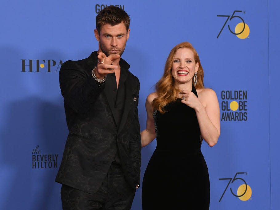 chris hemsworth jessica chastain