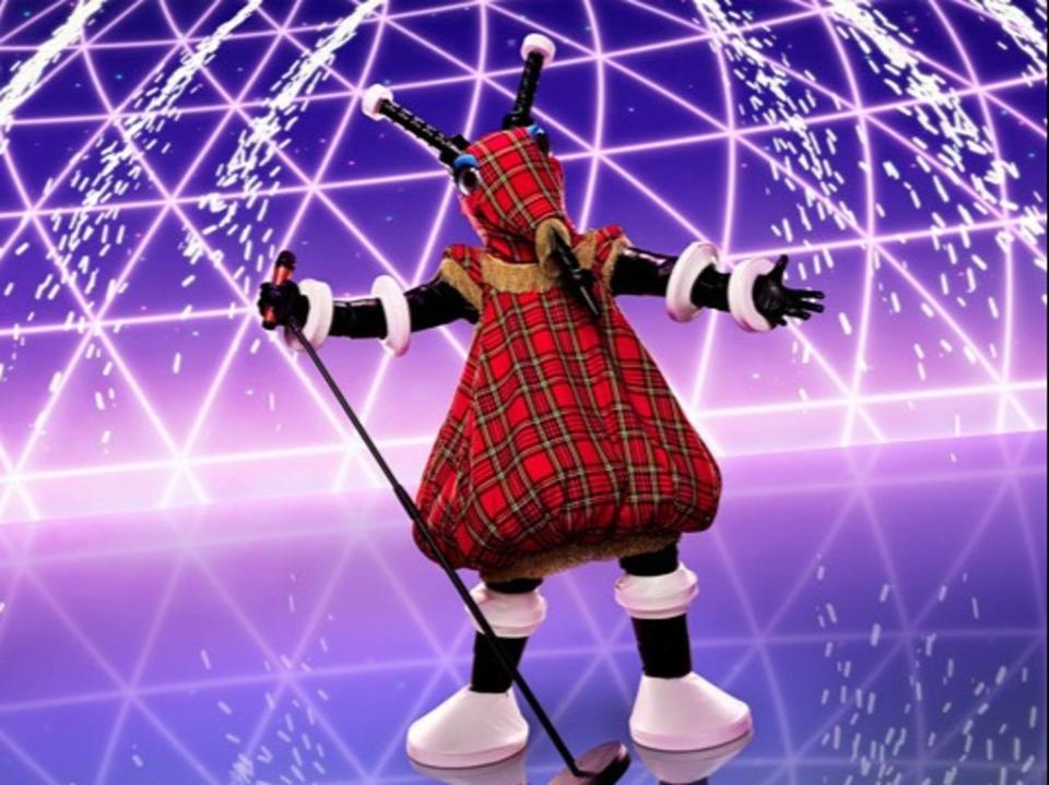 Bagpipes on ‘The Masked Singer' (ITV)