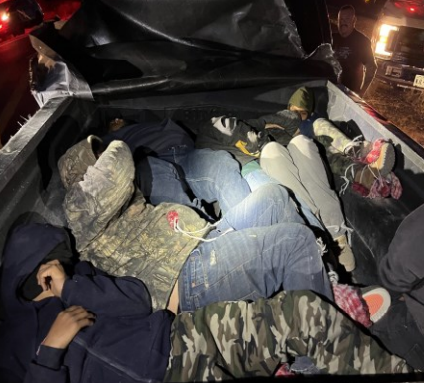 On May 5, agents assigned to the Santa Teresa Station Anti-Smuggling Unit in New Mexico discovered seven migrants covered with a tarp inside the bed of a truck. The migrants were processed and expelled to Mexico under Title 42. The driver will face a charge of conspiracy to harbor/transport.