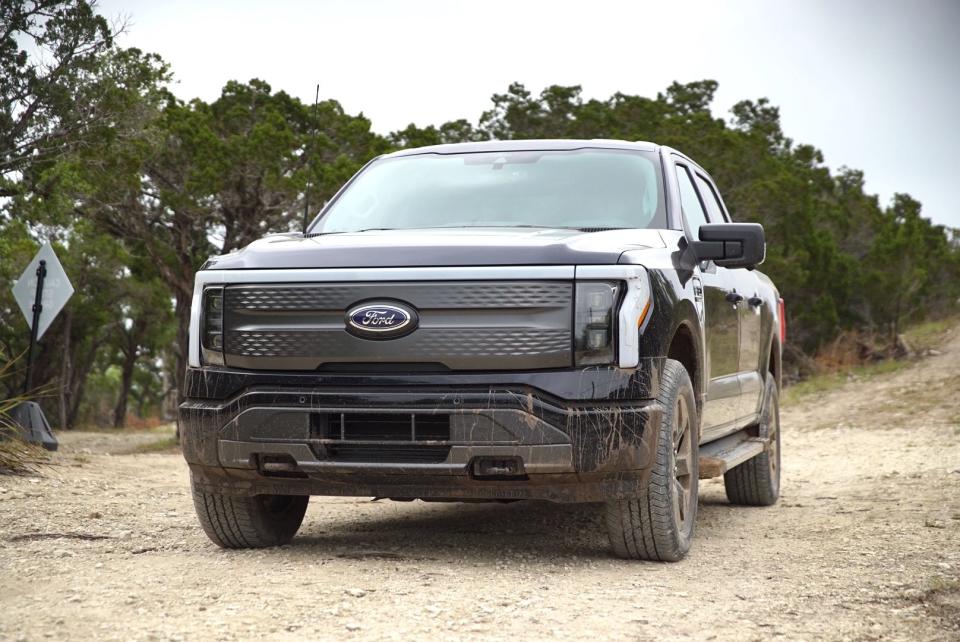 <p>The 2022 Ford F-150 Lightning is the pickup formula perfected. Thanks to a 131-kWh battery and an electric motor on each axle it produces 580 hp and 775 lb-ft of torque, able to sprint to 60 mph in just over four seconds. An all-new independent suspension means an incredible ride, while a world-class cabin means an all-around pleasant driving experience. </p><p><a class="link " href="https://www.roadandtrack.com/reviews/a39927674/2022-ford-f-150-lightning-review/" rel="nofollow noopener" target="_blank" data-ylk="slk:First drive review;elm:context_link;itc:0;sec:content-canvas">First drive review</a></p><p><a class="link " href="https://www.roadandtrack.com/reviews/a39927799/2022-ford-f-150-lightning-off-roading-review/" rel="nofollow noopener" target="_blank" data-ylk="slk:Off-roading review;elm:context_link;itc:0;sec:content-canvas">Off-roading review</a></p><p><a class="link " href="https://www.roadandtrack.com/reviews/a39927543/2022-ford-f-150-lightning-towing/" rel="nofollow noopener" target="_blank" data-ylk="slk:Towing review;elm:context_link;itc:0;sec:content-canvas">Towing review</a></p><p><a class="link " href="https://www.roadandtrack.com/a39927869/2022-ford-f-150-lightning-mega-power-frunk/" rel="nofollow noopener" target="_blank" data-ylk="slk:Mega Power Frunk deep dive;elm:context_link;itc:0;sec:content-canvas">Mega Power Frunk deep dive </a></p>