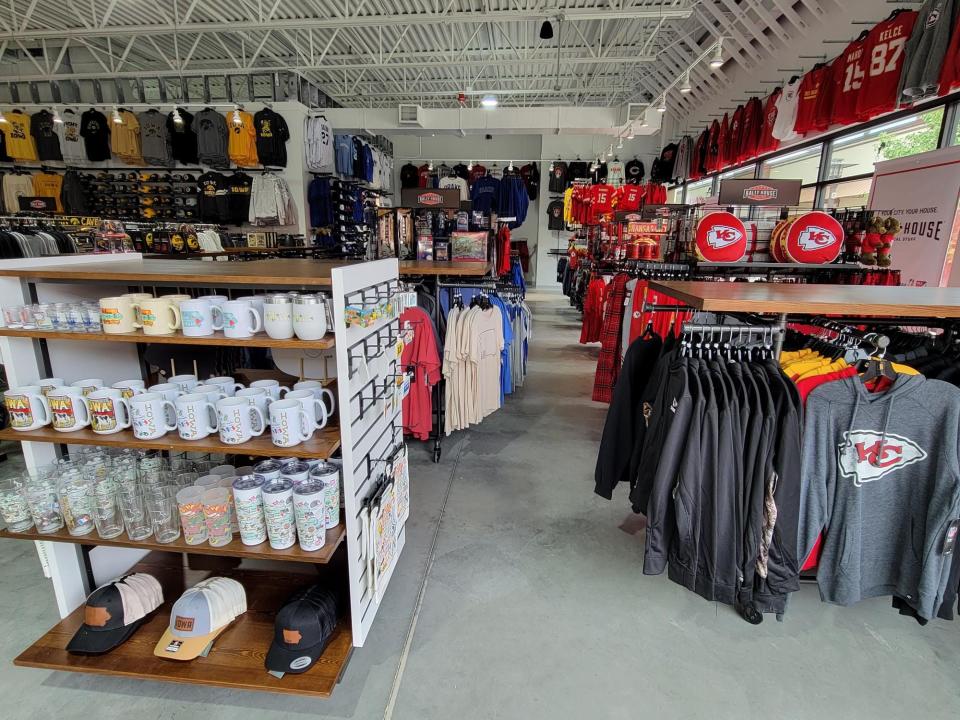 Rally House opened at the Outlets of Des Moines. The store with licensed pro and college gear now has six locations in Iowa.