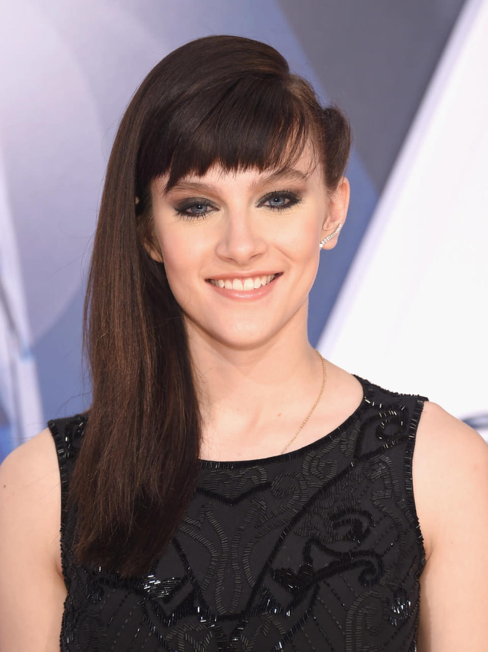 Aubrey Peeples at the 2015 CMAs